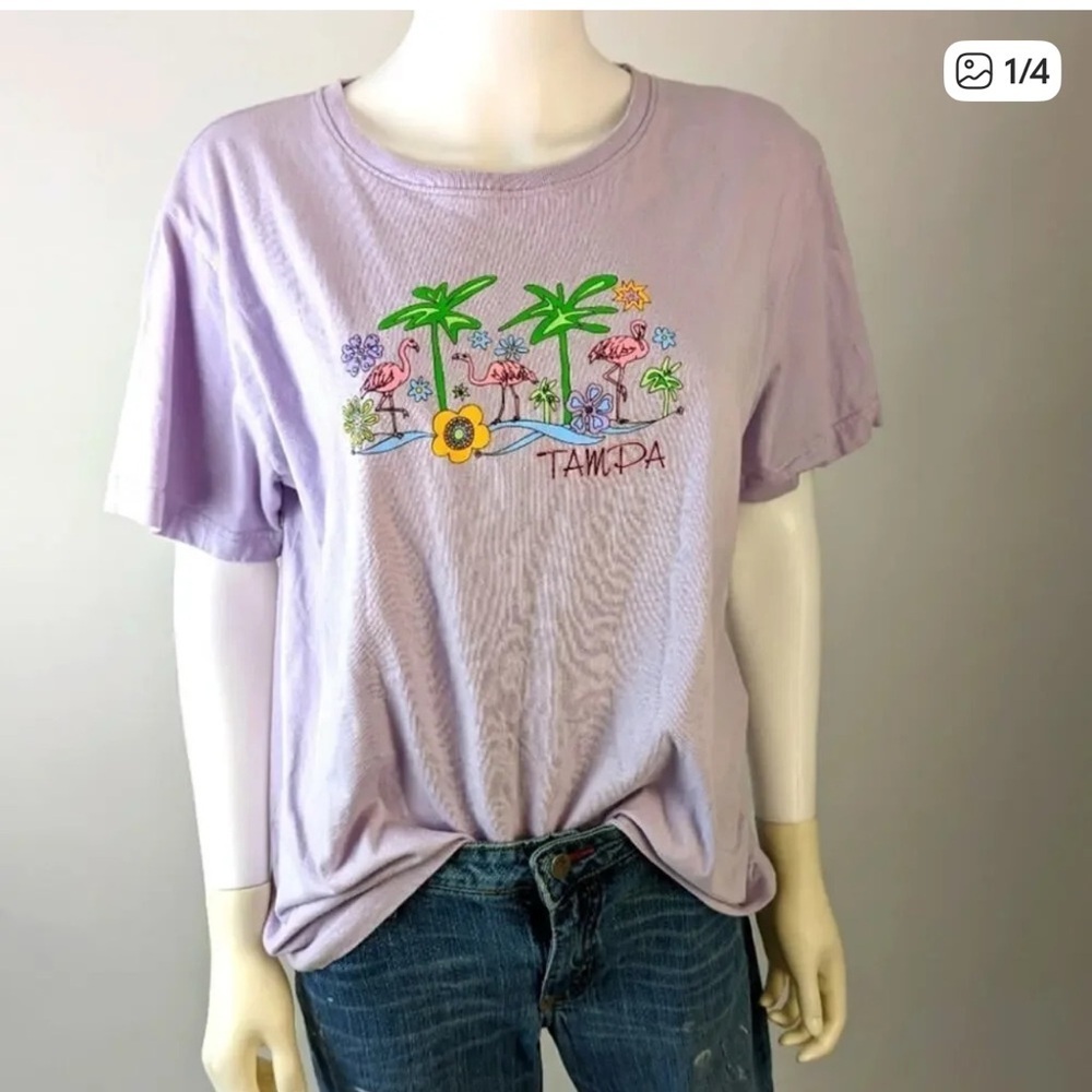 Lavender Graphic T-Shirt